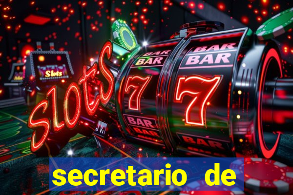 secretario de esporte salario